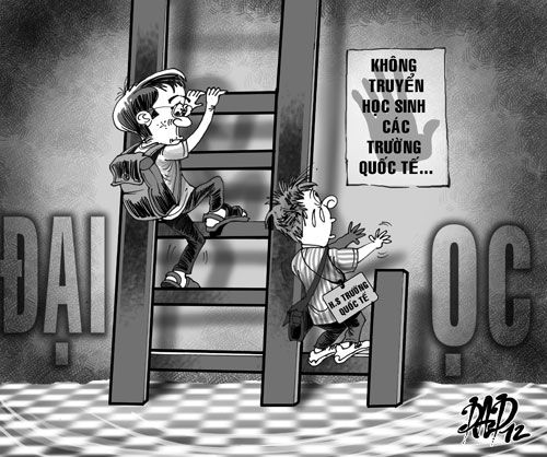 truong quoc te, thi dai hoc, tuyen sinh 2012, thong tin tueyn sinh, chi tieu, hoc sinh truong quoc te, du hoc