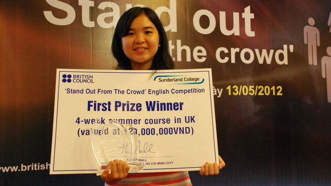 Trần thị Minh Thư: Nữ sinh giành học bổng 120 triệu đồng đến Anh Trần thị Minh Thư: Nữ sinh giành học bổng 120 triệu đồng đến Anh