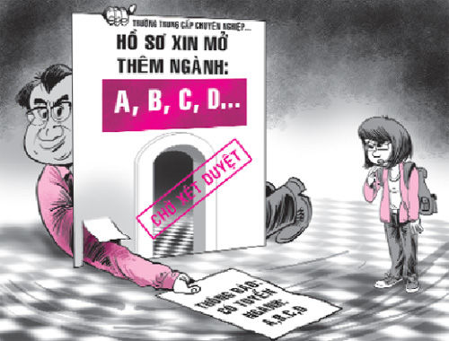 Trường trung cấp tuyển sinh sai phép, Chưa được cấp phép tuyển sinh, tuyển sinh, thông tin tuyển sinh, sai phép, trường trung cấp, trung cấp chuyên nghiệp