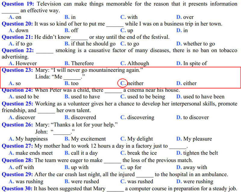 Nghi vấn sai đáp án mông anh khới D 2012, Đáp án tiếng anh khối D sai, tuyển sinh, giáo dục, giao duc, thông tin tuyển sinh, đáp án tiếng anh 2012 Nghi vấn sai đáp án mông anh khới D 2012, Đáp án tiếng anh khối D sai, tuyển sinh, giáo dục, giao duc, thông tin tuyển sinh, đáp án tiếng anh 2012