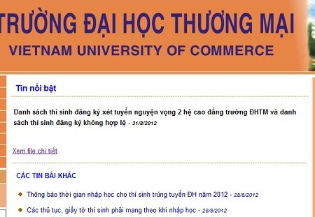 Đại học Thương Mại trả lại gần 200 hồ sơ không hợp lệ, Nguyện vọng 2, tuyển sinh, dan tri, nguyện vọng 1 Đại học Thương Mại trả lại gần 200 hồ sơ không hợp lệ, Nguyện vọng 2, tuyển sinh, dan tri, nguyện vọng 1