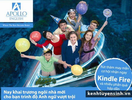 Trung tâm tiếng Anh Apollo: Khởi đầu với giáo viên bản ngữ Trung tâm tiếng Anh Apollo: Khởi đầu với giáo viên bản ngữ