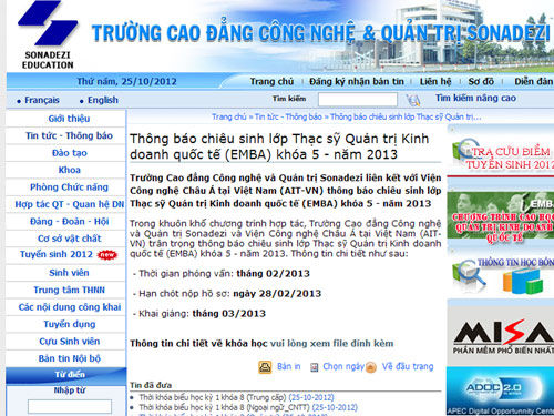 Viện Công nghệ châu Á AIT Việt Nam có được công nhận, Liên kết quốc tế, thanh nien, tuyen sinh, thong tin tuyen sinh, bao giao duc, giao duc, lien ket dao tao, bang quoc te, hoc vien quoc te