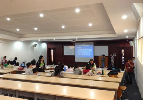 Giảng đường của 1 trường đại học Quốc tế