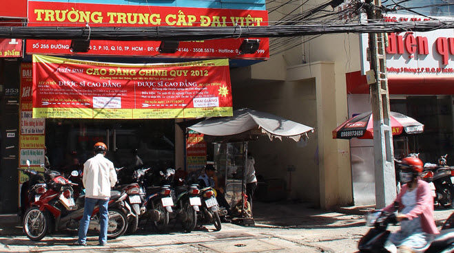 Xử lý nhiều chương trình liên kết đào tạo không phép