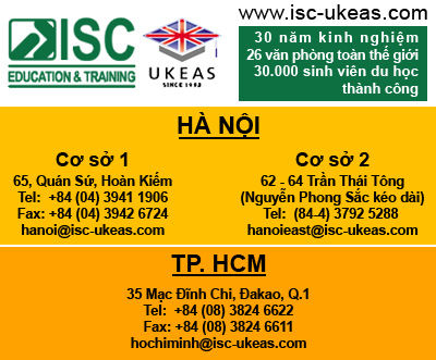 Cơ hội giành chuyến đi miễn phí đến Vương Quốc Anh cùng ISC-UKEAS