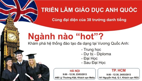 Học bổng tiền tỷ tại triễn lãm giáo dục Anh Quốc ISC-UKEAS
