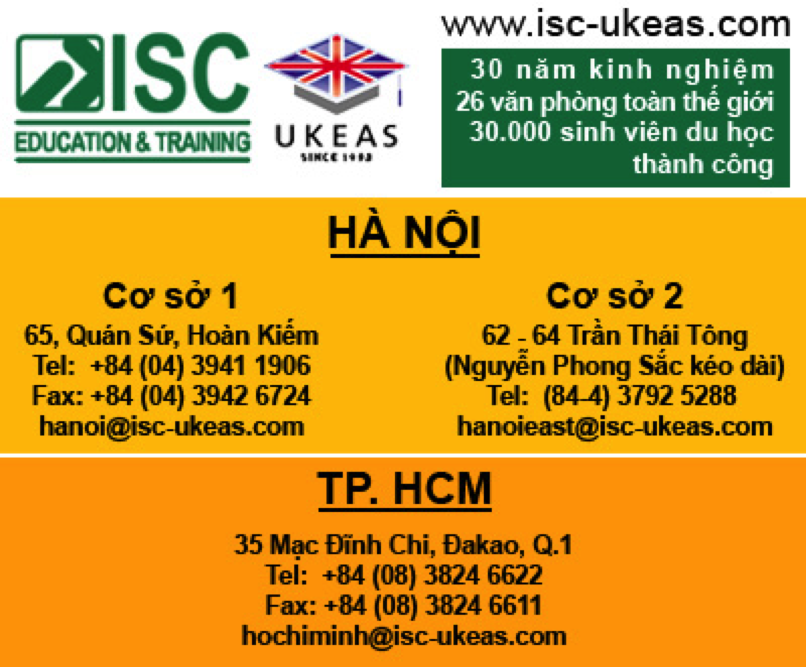 Công ty tư vấn du học ISC-UKEAS