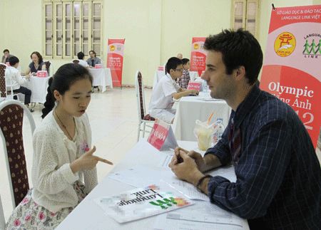 Chặng cuối cùng của Olympic tiếng Anh tiểu học TP Hà Nội Chặng cuối cùng của Olympic tiếng Anh tiểu học TP Hà Nội