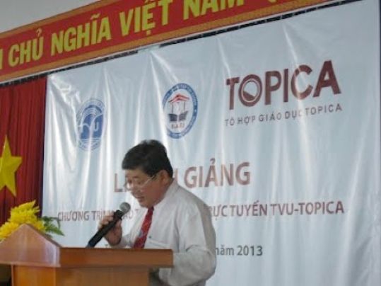 Khai giảng chương trình cử nhân trực tuyến TVU – TOPICA khóa 3 Khai giảng chương trình cử nhân trực tuyến TVU – TOPICA khóa 3