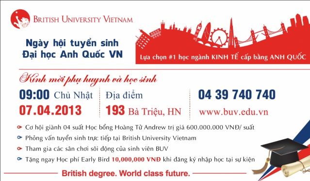 Open day British University Vietnam