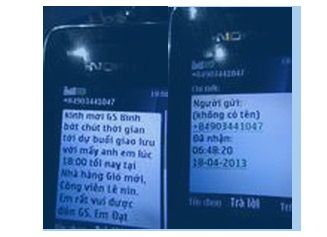 Tin nhắn từ số máy của GS Đạt