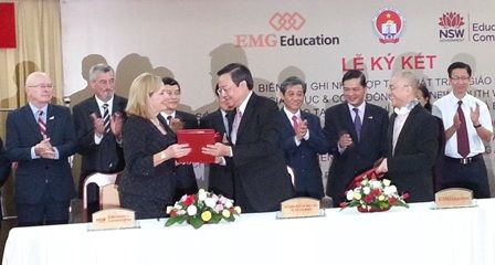 Hợp tác giáo dục đào tạo giữa Bộ GD và Bang Wew South Wales của Úc