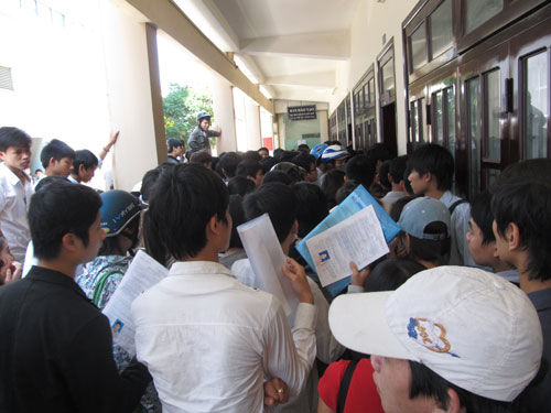 Số lượng hồ sơ ĐKDT vào đại học Đà Nẵng giảm