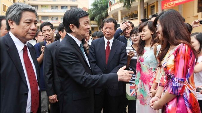 Thư chủ tịch nước gửi giáo viên học sinh nhân dịp năm học mới Thư chủ tịch nước gửi giáo viên học sinh nhân dịp năm học mới