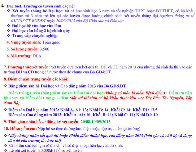 xét tuyển nguyện vọng 2