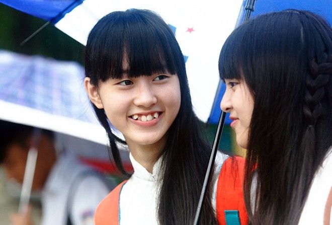 nữ sinh, khai giảng, tựu trường, áo dài