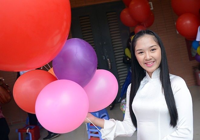 nữ sinh, khai giảng, tựu trường, áo dài