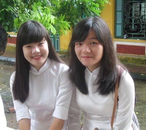 nữ sinh, khai giảng, tựu trường, áo dài