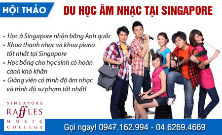 du học âm nhạc tại Singapore du học âm nhạc tại Singapore