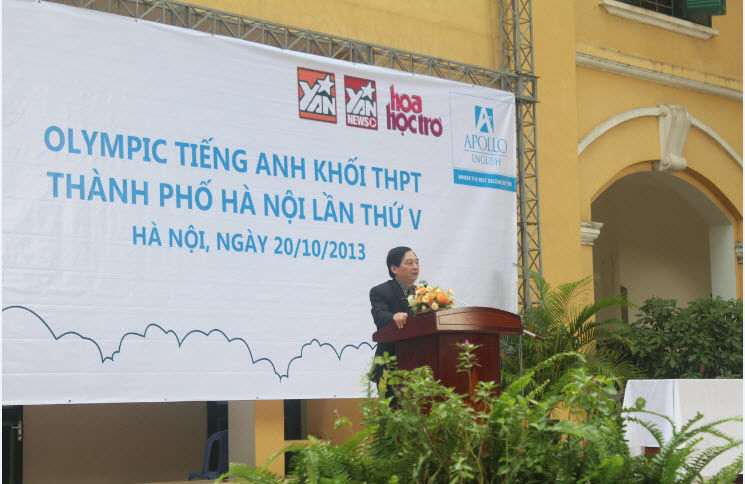 Cuộc thi Olympic tiếng Anh toàn Thành phố Hà Nội 2013 Cuộc thi Olympic tiếng Anh toàn Thành phố Hà Nội 2013
