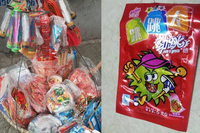 Nguy hiểm đến từ thực phẩm trước cổng trường Nguy hiểm đến từ thực phẩm trước cổng trường