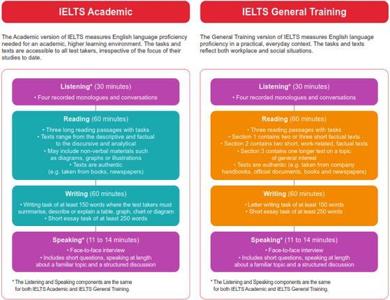 Cấu trúc của 1 bài thi ielts Cấu trúc của 1 bài thi ielts