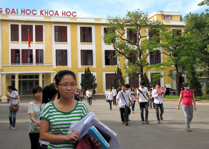 Đại học Huế tuyển sinh vượt chỉ tiêu 100% Đại học Huế tuyển sinh vượt chỉ tiêu 100%