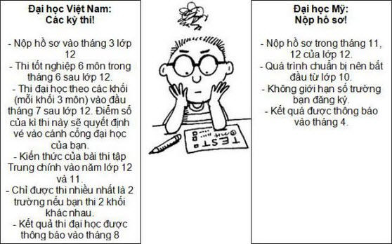 Kinh nghiệm du học Mỹ: Hồ sơ du học Đại học Mỹ