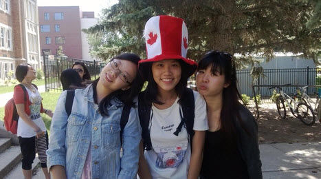 Những ngày đầu du học Canada