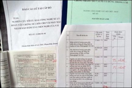Ngang nhiên gian lận lý lịch khoa học tại đại học Bách Khoa Hà Nội