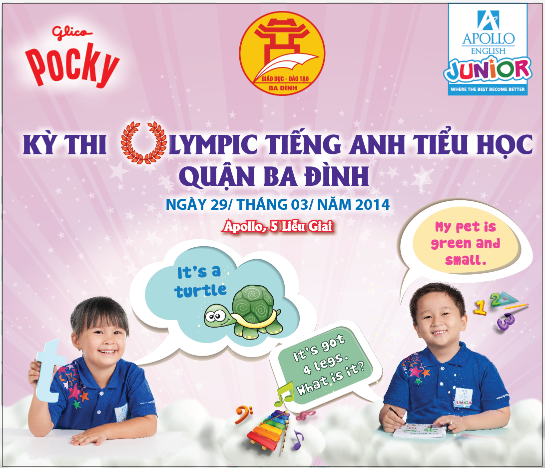 CUỘC THI OLYMPIC TIẾNG ANH TIỂU HỌC QUẬN BA ĐÌNH 1