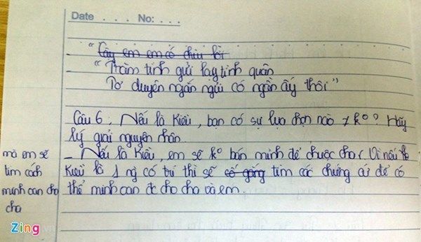 Bài văn: "Nếu là Thuý Kiều em sẽ lấy đại gia" Bài văn: "Nếu là Thuý Kiều em sẽ lấy đại gia"