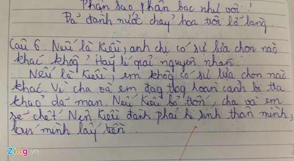 Bài văn: "Nếu là Thuý Kiều em sẽ lấy đại gia" Bài văn: "Nếu là Thuý Kiều em sẽ lấy đại gia"