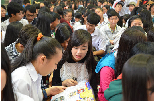 Tuyển sinh 2014: Ít hồ sơ đăng ký dự thi đại học khối C Tuyển sinh 2014: Ít hồ sơ đăng ký dự thi đại học khối C