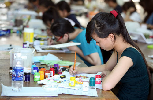 Thông tin tuyển sinh 2014 nhóm ngành nghệ thuật