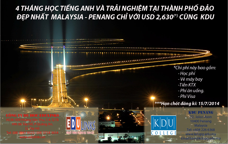 Chương trình học tiếng anh miễn phí tại KDU Chương trình học tiếng anh miễn phí tại KDU