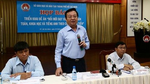 Thí điểm chương trình tiếng anh tích hợp tại TP.HCM 
