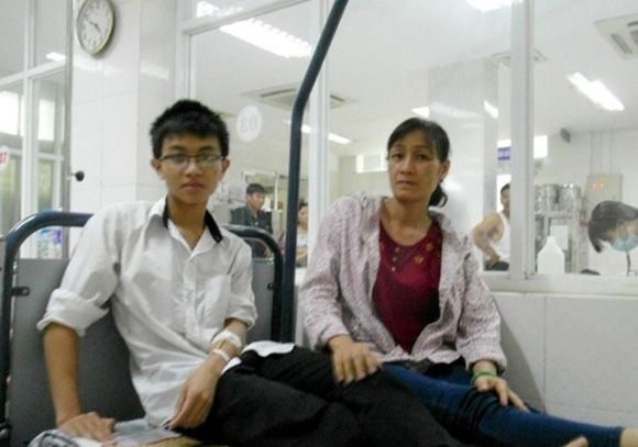 Một thí sinh bị ngất trong khi thi tốt nghiệp