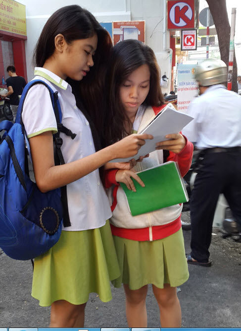 Thí sinh bước vào ngày cuối thi tốt nghiệp THPT 2014