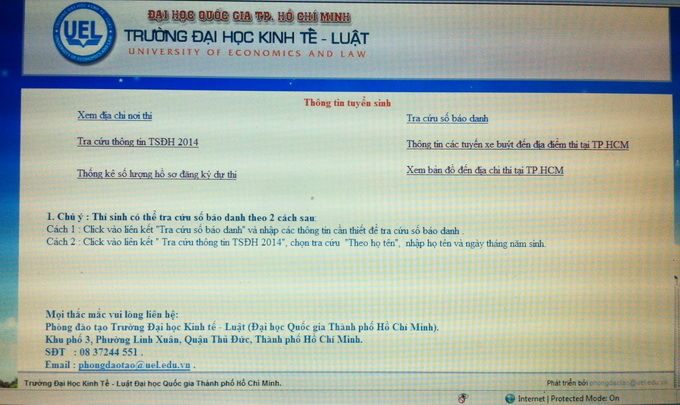 Nhiều trường đưa thông tin giấy báo thi đại học lên mạng Nhiều trường đưa thông tin giấy báo thi đại học lên mạng