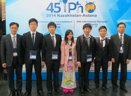 Việt Nam nằm trong Top 10 kỳ thi Olympic quốc tế môn Vật Lý 2014 Việt Nam nằm trong Top 10 kỳ thi Olympic quốc tế môn Vật Lý 2014