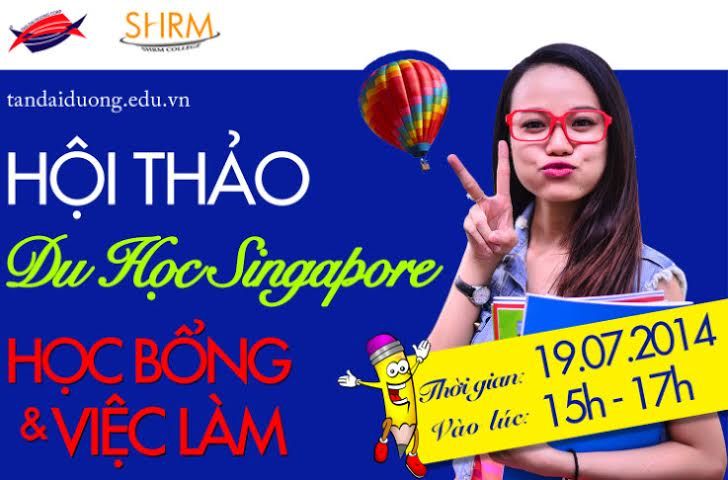 Hội thảo du học và làm việc tại Singapore cùng trường SHRM Hội thảo du học và làm việc tại Singapore cùng trường SHRM