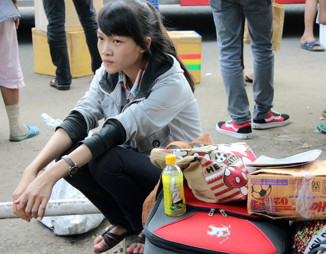 Thí sinh tấp nập đổ về cụm thi đại học Tp.HCM 2014 Thí sinh tấp nập đổ về cụm thi đại học Tp.HCM 2014
