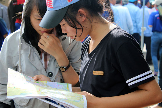 Thí sinh tấp nập đổ về cụm thi đại học Tp.HCM 2014 Thí sinh tấp nập đổ về cụm thi đại học Tp.HCM 2014