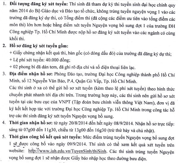 Đại học Công nghiệp Tp.HCM