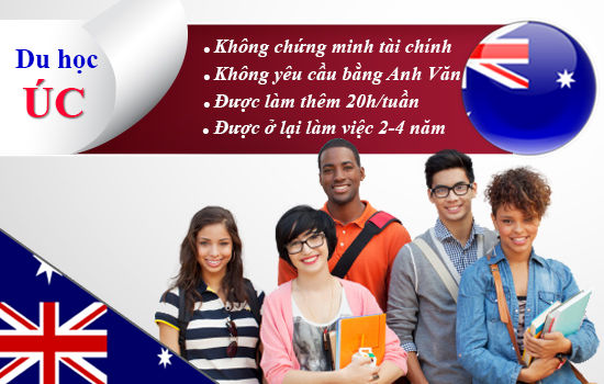 Du học Úc 60 trường không chứng minh tài chính, bằng anh văn Du học Úc 60 trường không chứng minh tài chính, bằng anh văn