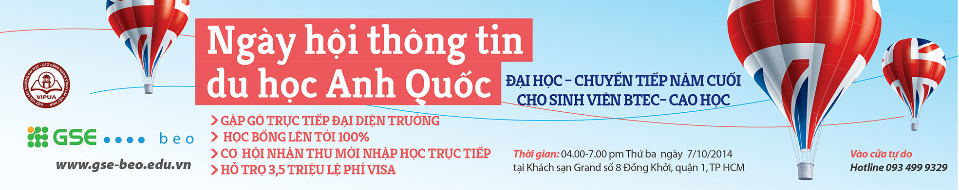 Học bổng du học Anh Quốc 2015
