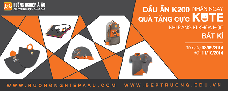 Học làm bếp tại Hương nghiệp Á Âu