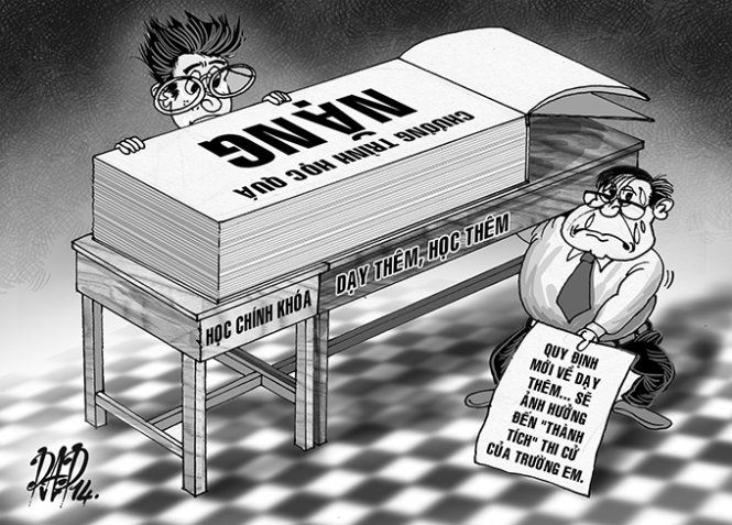 Nhà trường đau đầu với hướng dẫn dạy thêm, học thêm
